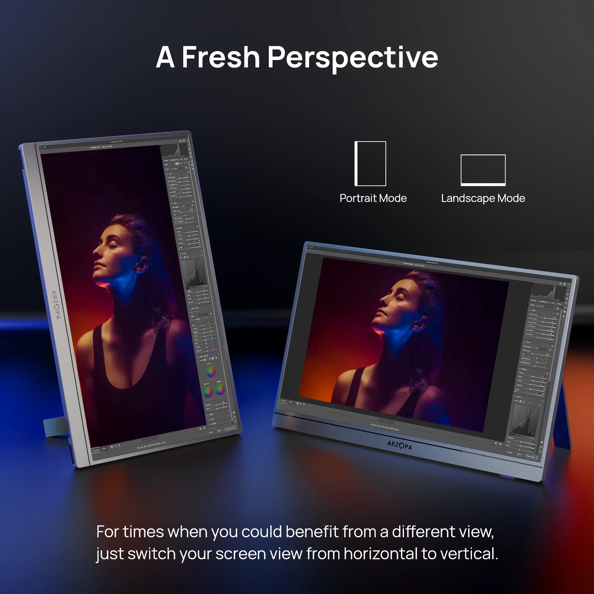 ARZOPA 16.1 inch 1920×1080 Portable Monitor HDR10 60HZ 100% PS5/XBOX/PC